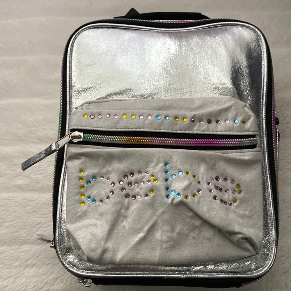 bebe Girls silver lunch Box NWT.